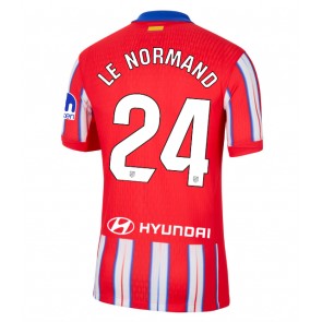 Atletico Madrid Robin Le Normand #24 Domácí Dres 2024-25 Krátký Rukáv